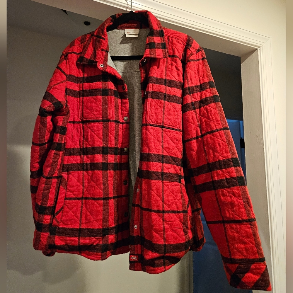 Dickies Women's Quilted Flannel Shirt Jacket